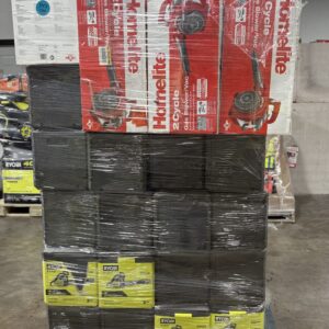 Alternative view of Gas Chainsaw and Blower Pallet