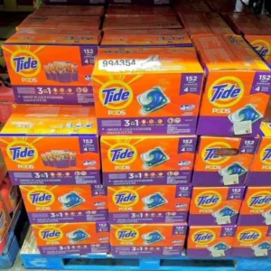 Alternative view of Tide liquid laundry detergent pallets